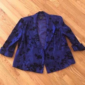 Bright blue blazer